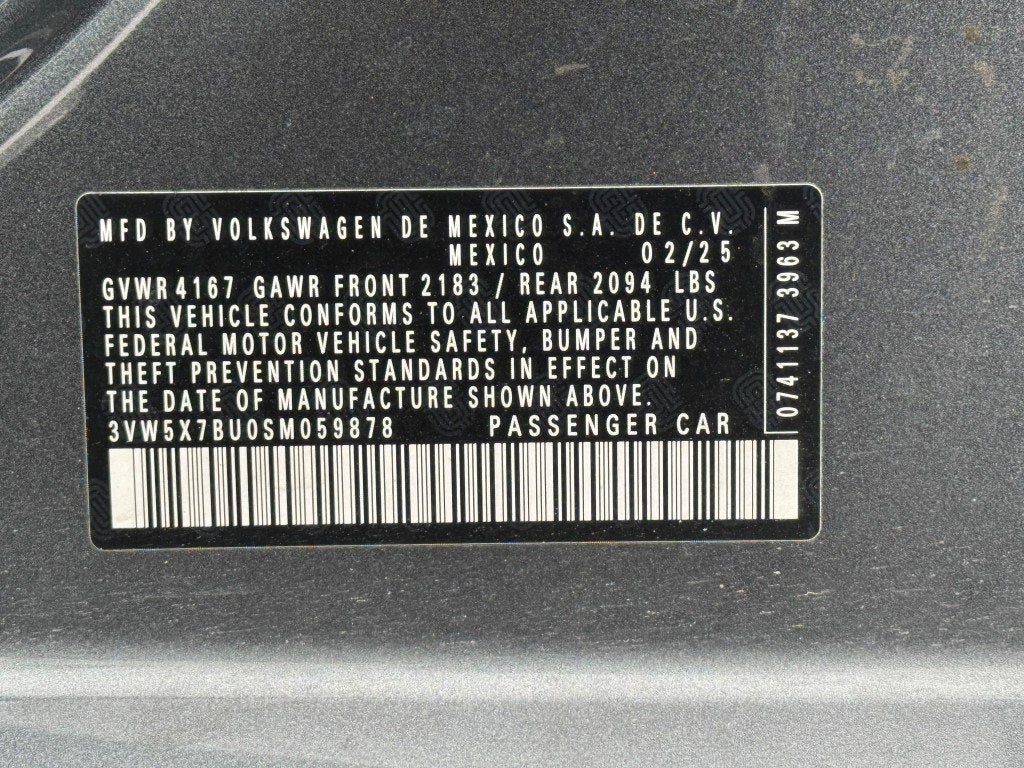 2025 Volkswagen Jetta 1.5T S