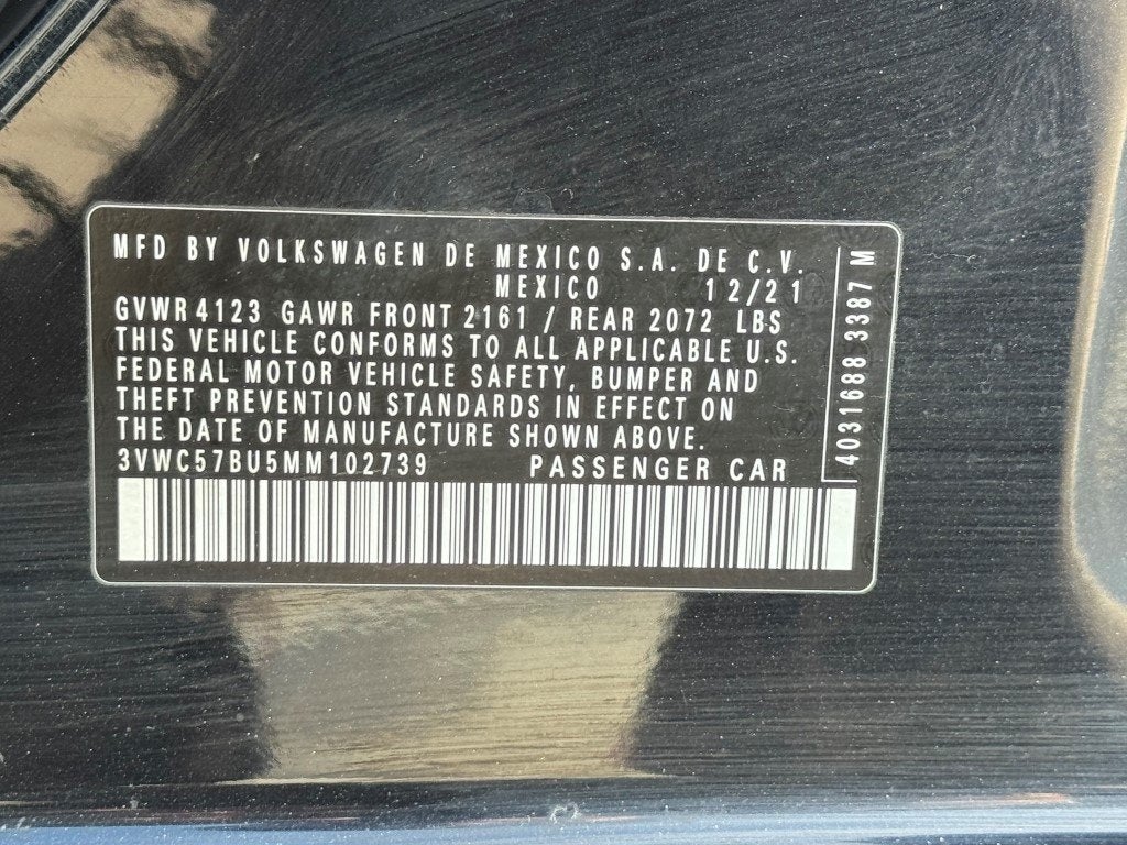 2021 Volkswagen Jetta 1.4T S