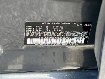 2020 Subaru Legacy Premium Premium
