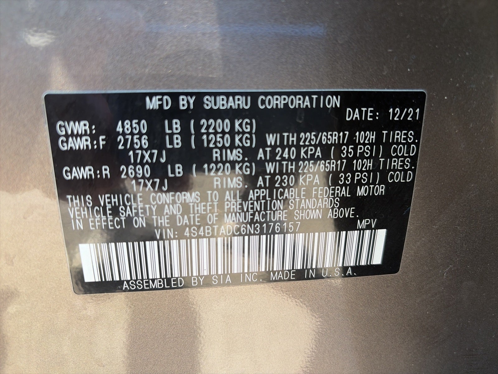 2022 Subaru Outback Premium