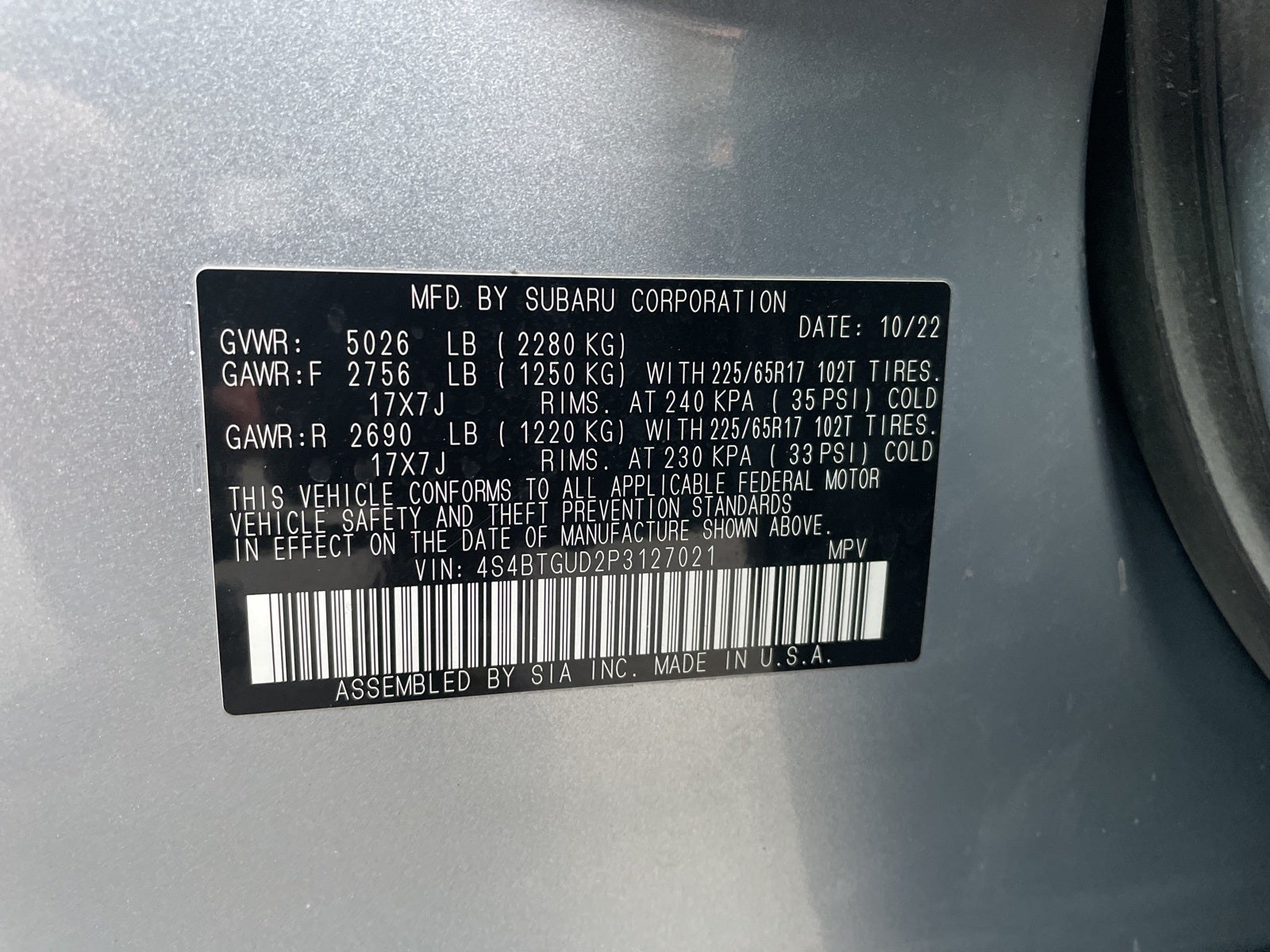 2023 Subaru Outback Wilderness