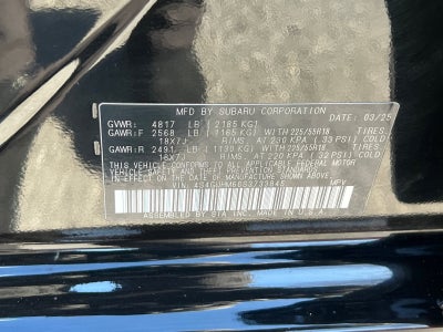 2025 Subaru Crosstrek Limited