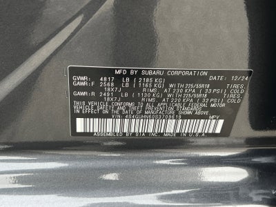 2025 Subaru Crosstrek Limited