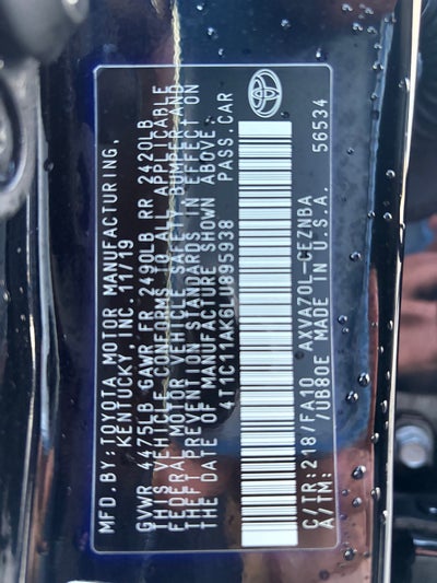 2020 Toyota Camry LE