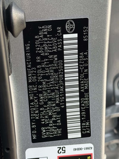 2023 Toyota Camry SE