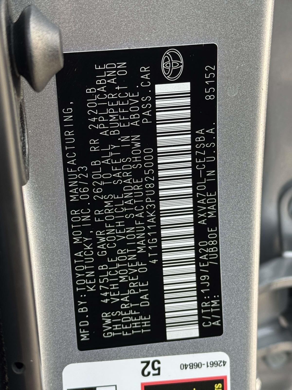 2023 Toyota Camry SE