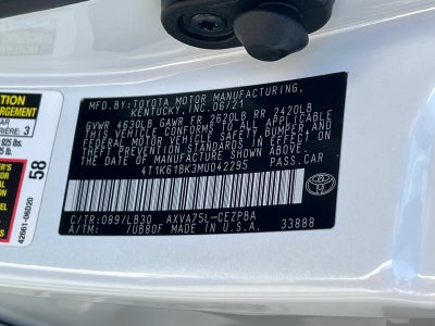 2021 Toyota Camry XSE