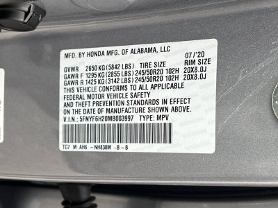 2021 Honda Pilot Special Edition