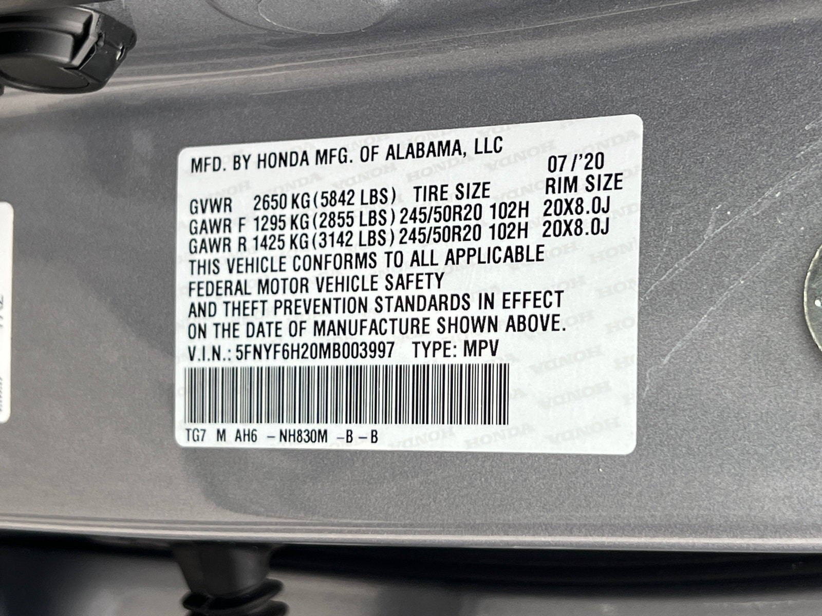 2021 Honda Pilot Special Edition