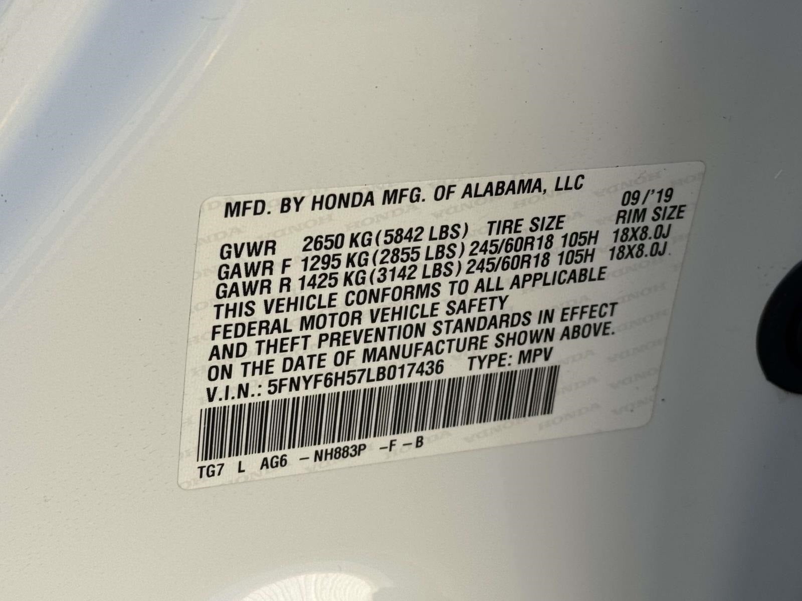 2020 Honda Pilot EX-L