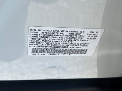 2016 Acura MDX 3.5L SH-AWD w/Technology Package