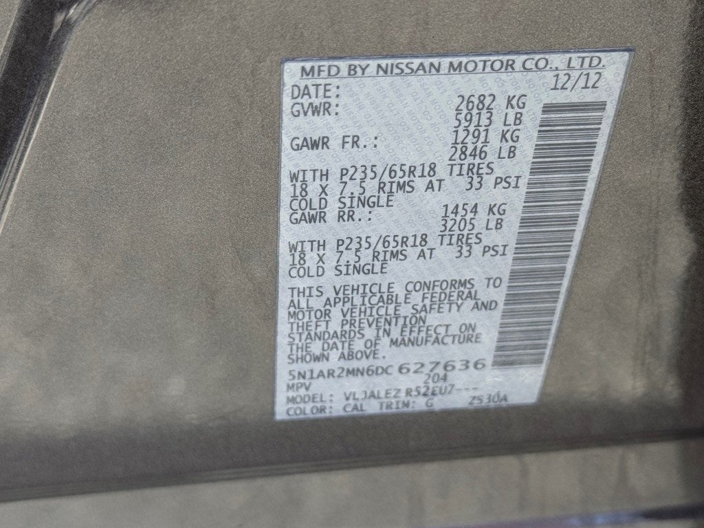 2013 Nissan Pathfinder SV