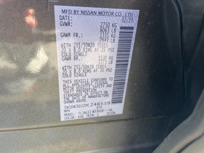 2023 Nissan Pathfinder Platinum