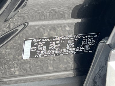 2022 Hyundai Santa Fe Calligraphy