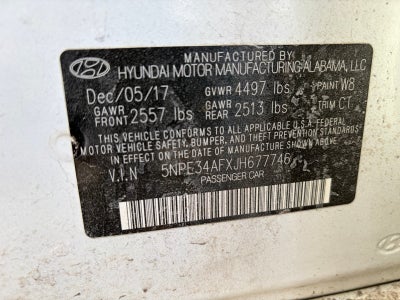 2018 Hyundai Sonata Sport