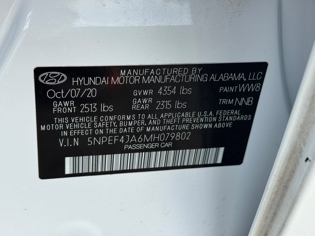 2021 Hyundai Sonata SEL