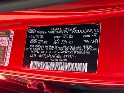 2021 Hyundai Elantra SEL
