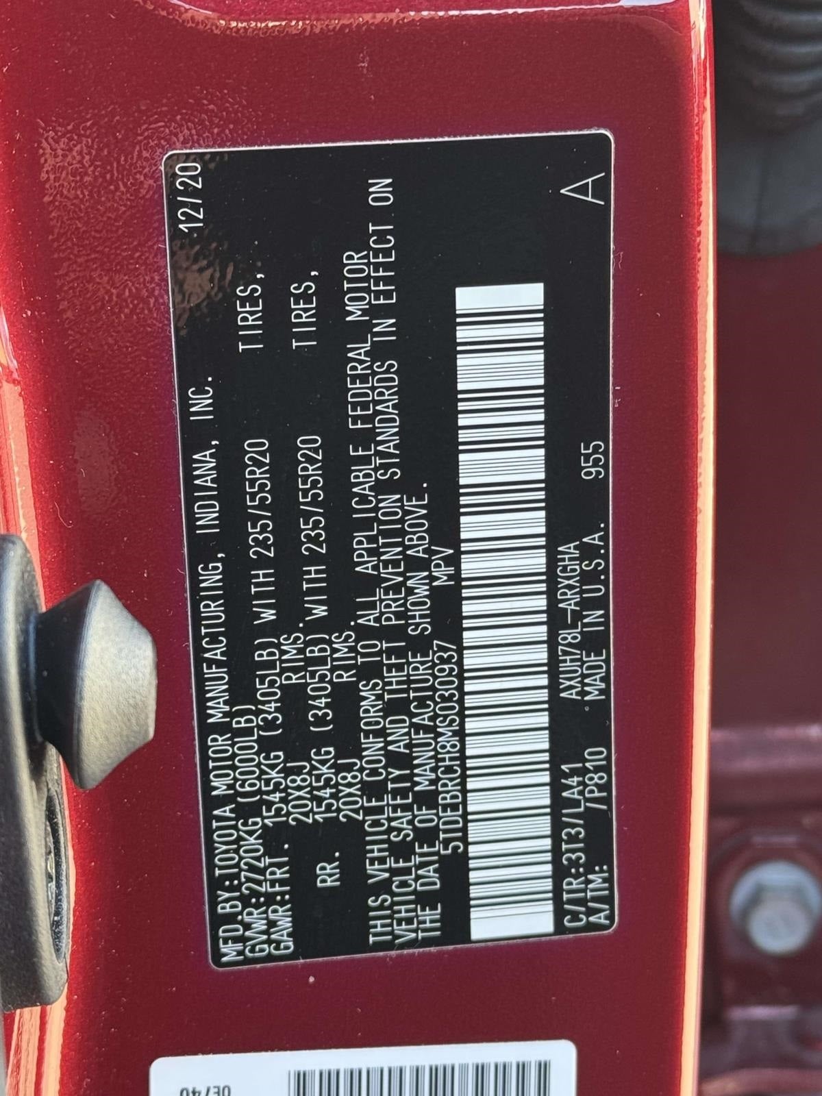 2021 Toyota Highlander Hybrid Platinum