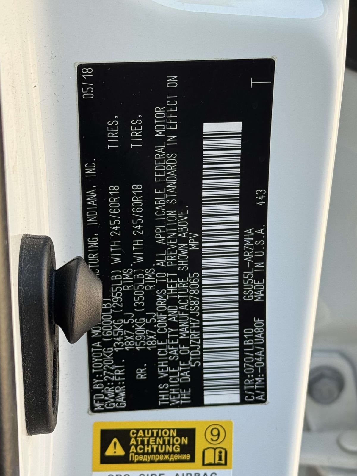 2018 Toyota Highlander XLE