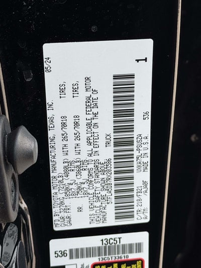 2024 Toyota Tundra SR5