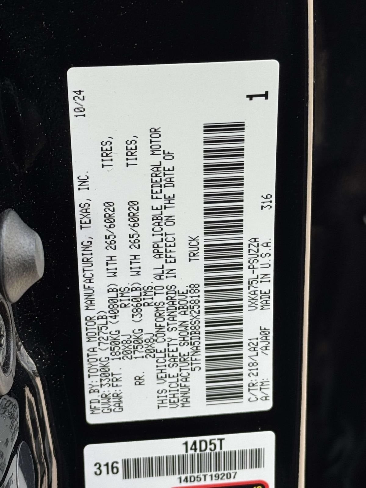 2025 Toyota Tundra Platinum