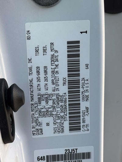 2024 Toyota Tundra Hybrid Limited