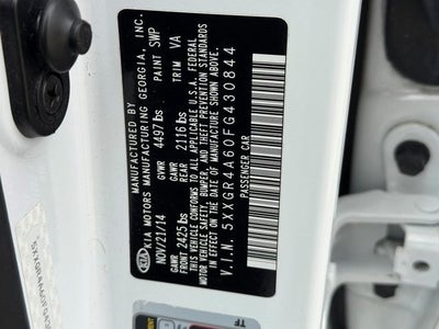 2015 Kia Optima SXL Turbo