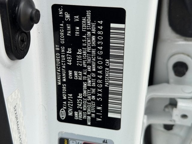 2015 Kia Optima SXL Turbo