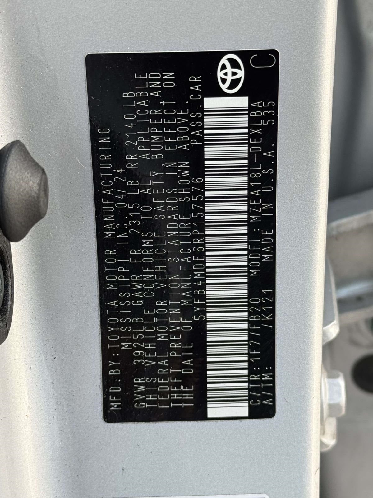 2024 Toyota Corolla LE