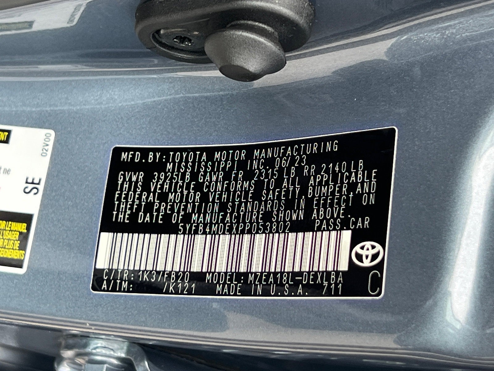 2023 Toyota Corolla LE