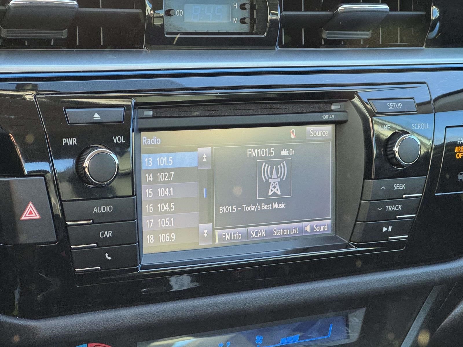 2014 Toyota Corolla S Plus