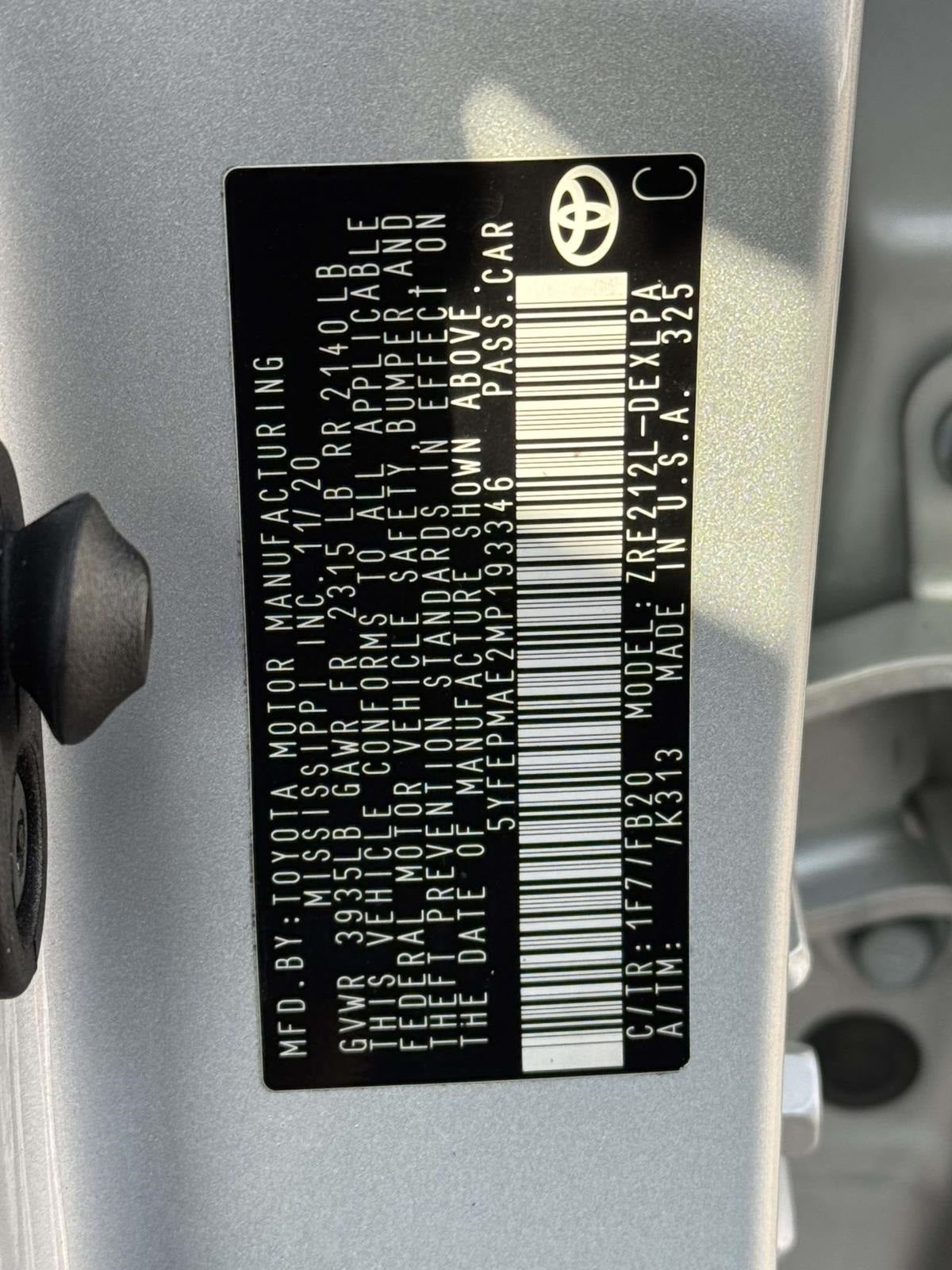 2021 Toyota Corolla LE