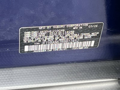 2024 Subaru WRX Limited