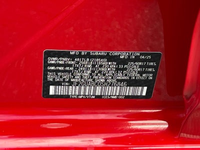 2025 Subaru Crosstrek Base