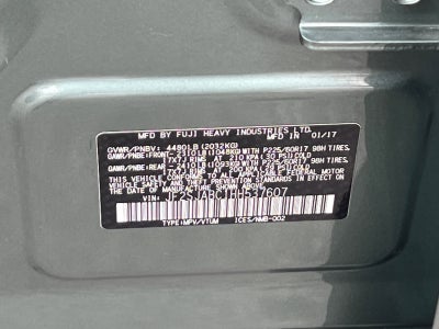 2017 Subaru Forester 2.5i