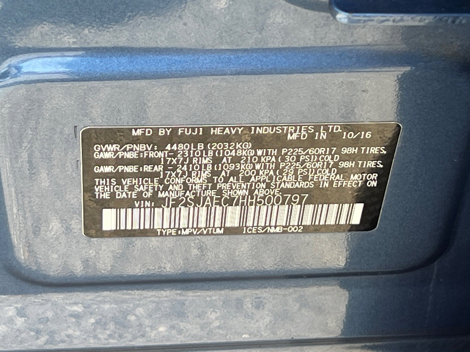 2017 Subaru Forester 2.5i Premium