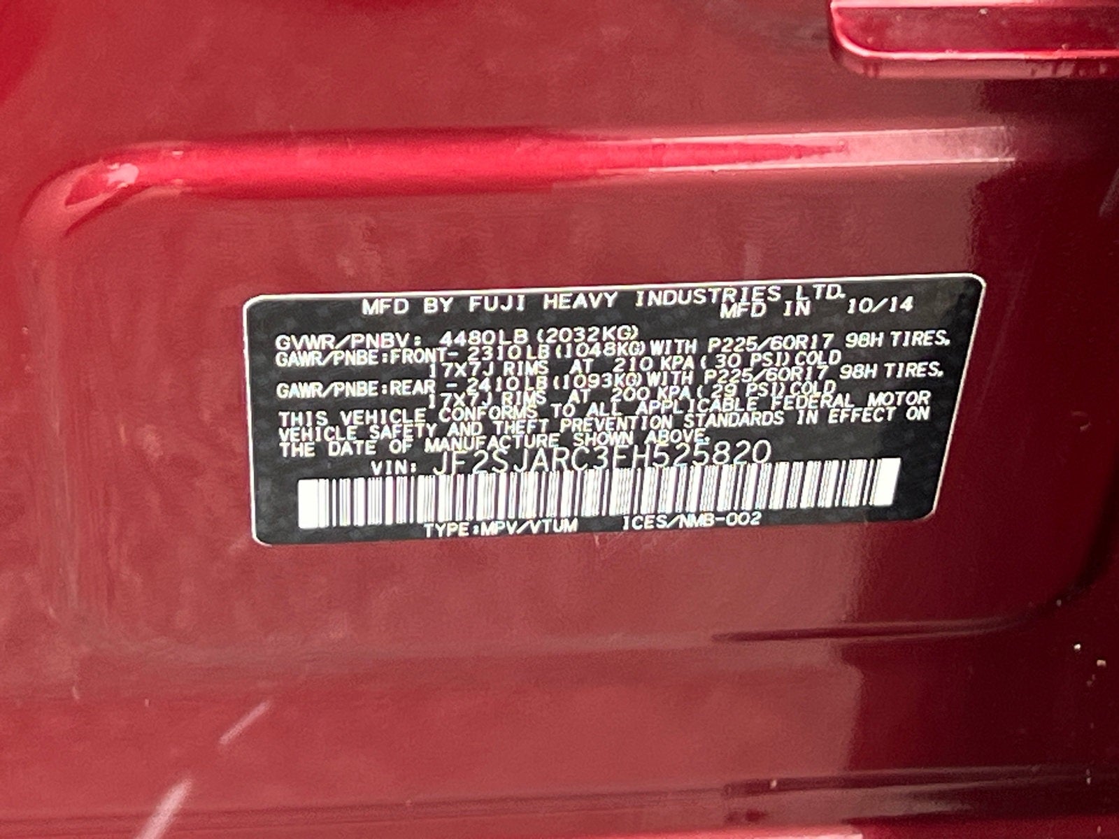 2015 Subaru Forester 2.5i Limited