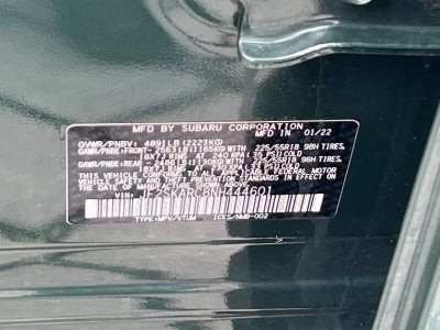 2022 Subaru Forester Touring