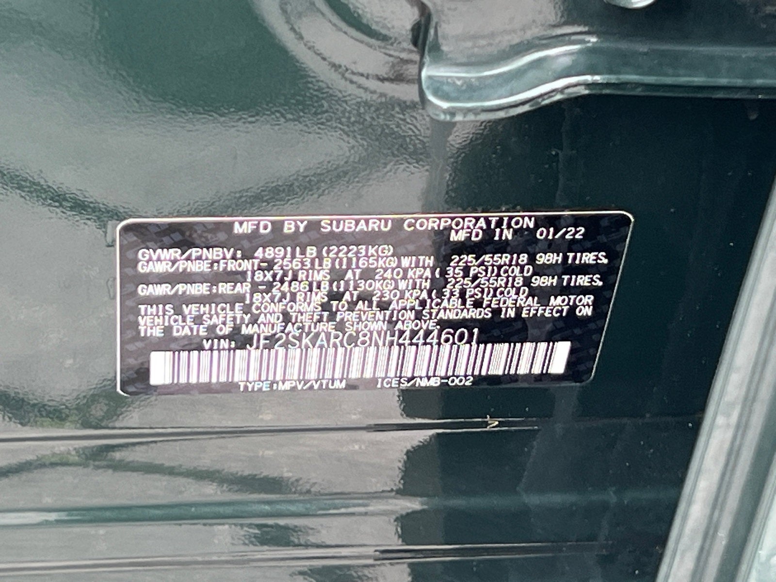 2022 Subaru Forester Touring