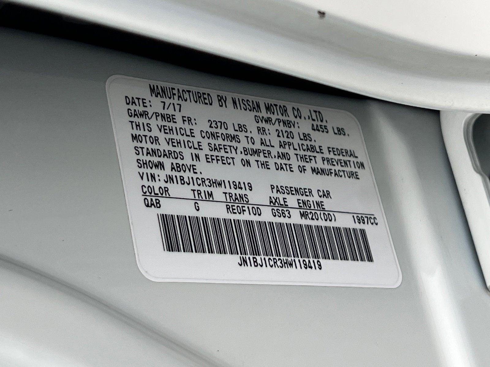 2017 Nissan Rogue Sport SL