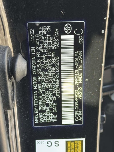 2022 Toyota Corolla LE