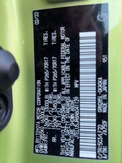 2022 Toyota 4Runner TRD Pro