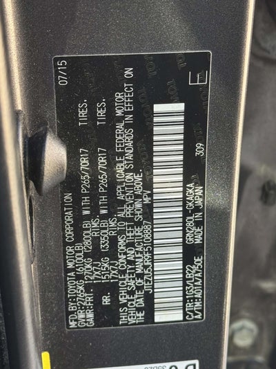 2015 Toyota 4Runner Limited