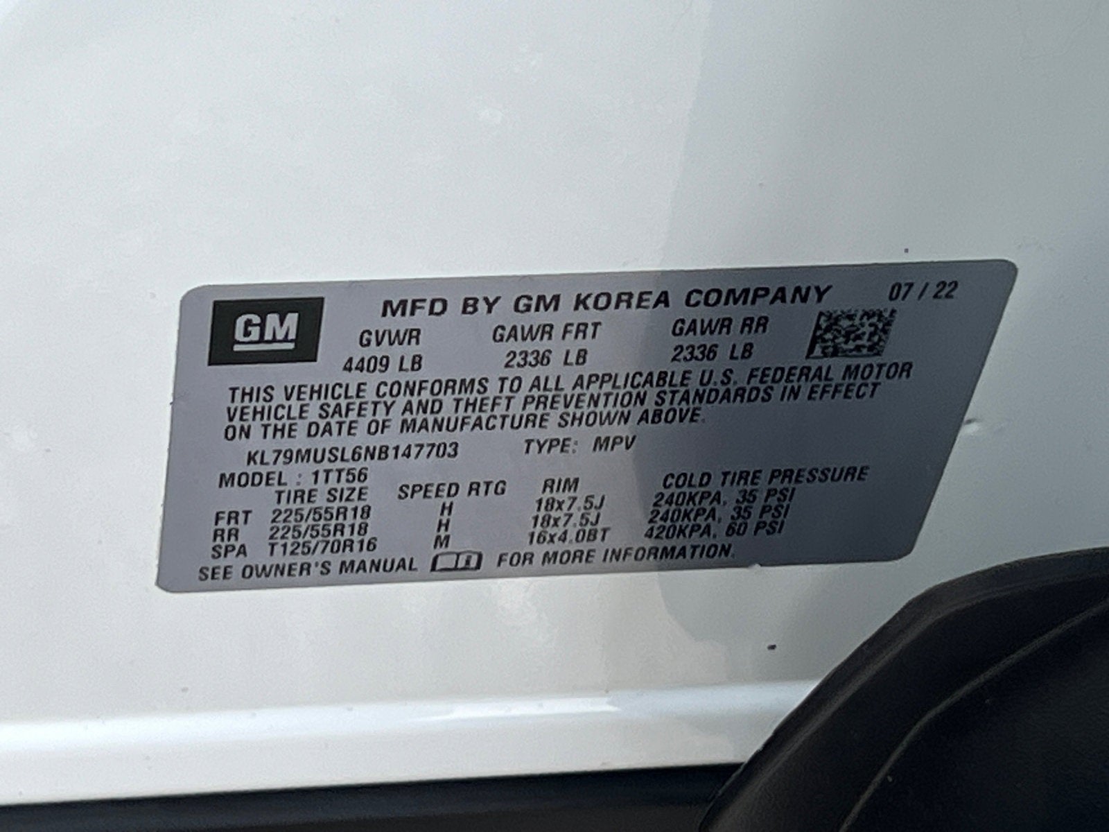 2022 Chevrolet TrailBlazer RS