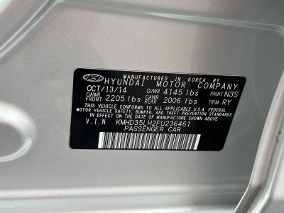 2015 Hyundai Elantra GT Base