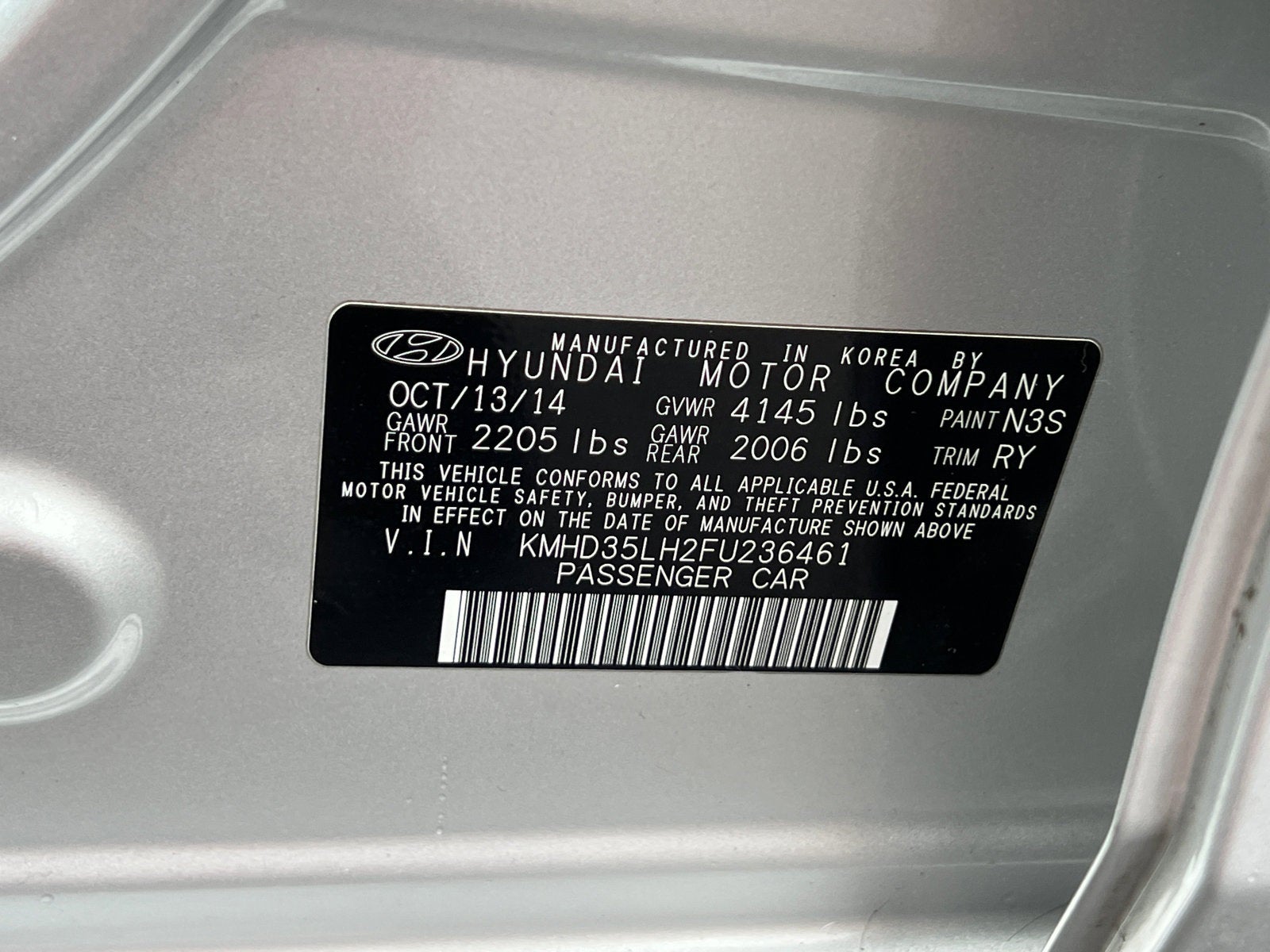 2015 Hyundai Elantra GT Base