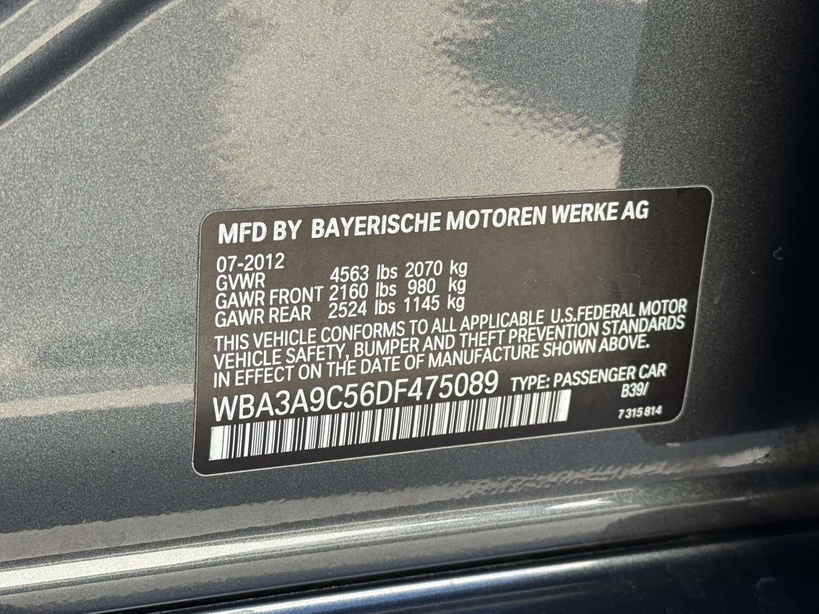 2013 BMW 3 Series 335i