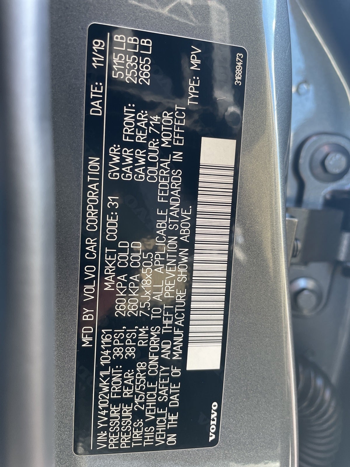 2020 Volvo V60 Cross Country T5