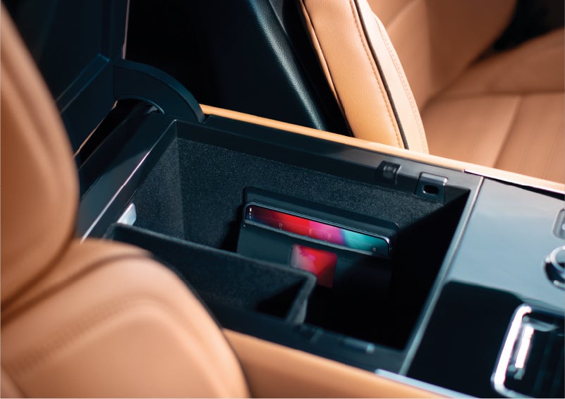 The interior of a 2023 Lincoln Aviator® Black Label model is shown in the Flight theme | Sheehy Lincoln of Gaithersburg in Gaithersburg MD