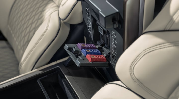 Digital Scent cartridges are shown in the diffuser located in the center arm rest. | Sheehy Lincoln of Gaithersburg in Gaithersburg MD
